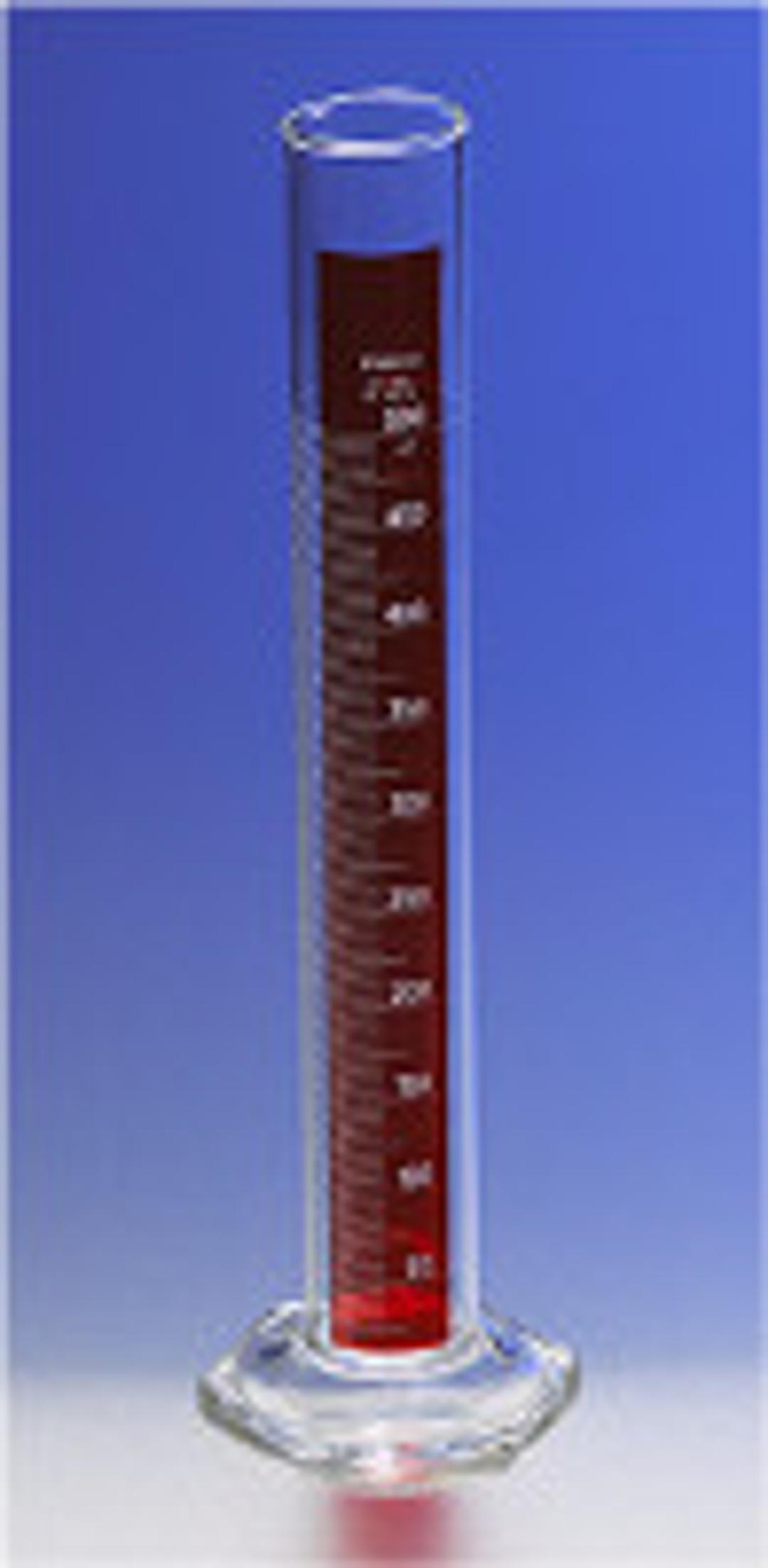 PYREX® 500 mL Single Metric Scale Graduated Cylinders, Lifetime Red™, TC - Corning Life Sciences - General Lab