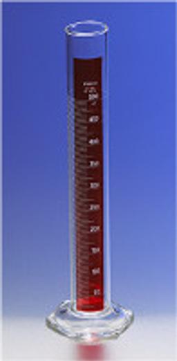 PYREX® 500 mL Single Metric Scale Graduated Cylinders, Lifetime Red™, TC - Corning Life Sciences - General Lab
