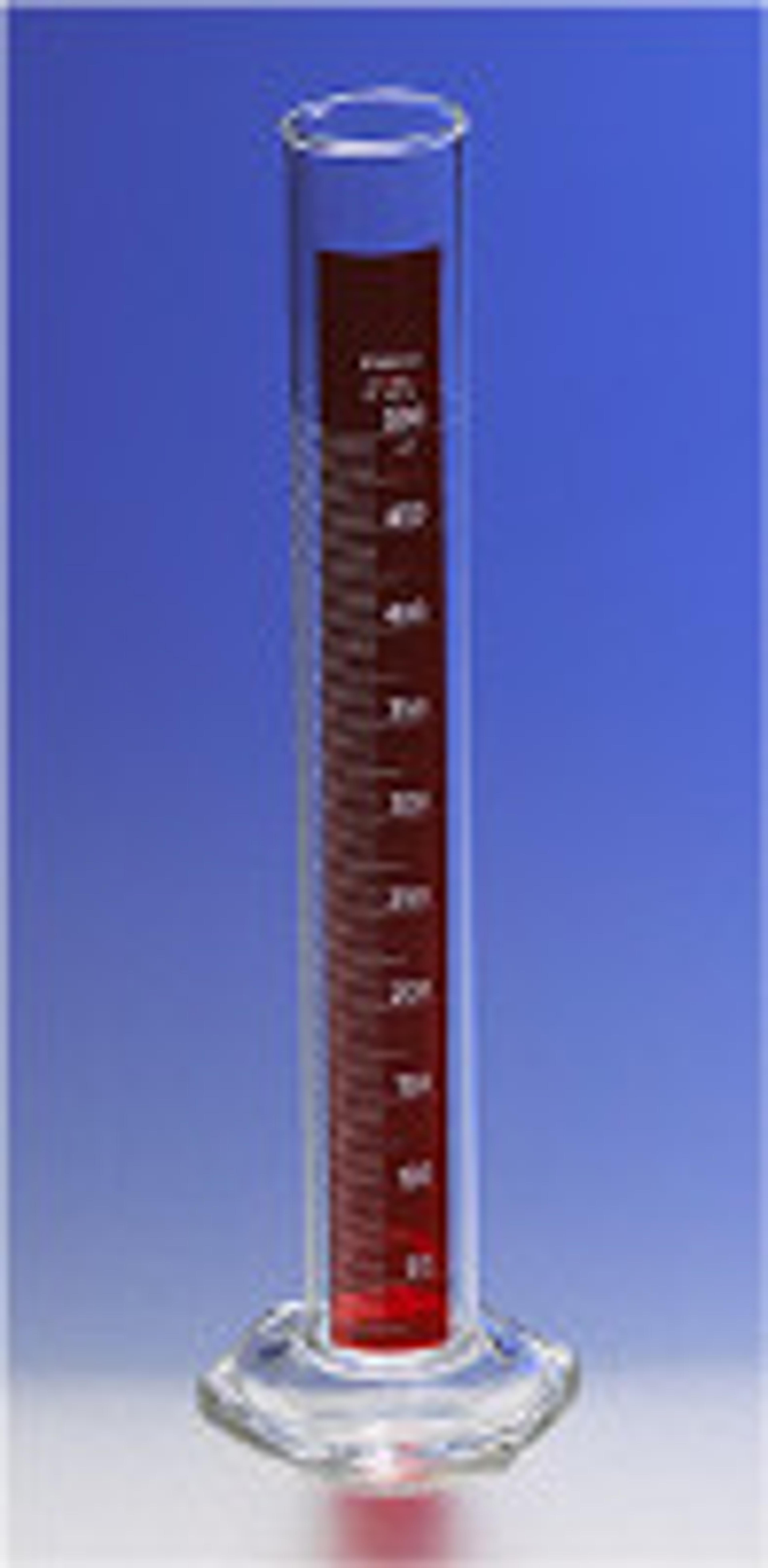 PYREX® 500 mL Single Metric Scale Graduated Cylinders, Lifetime Red™, TC - Corning Life Sciences - General Lab