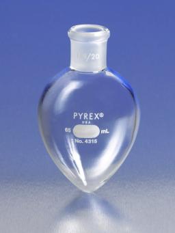 PYREX® 100 mL Pear-Shaped Boiling Flask, 14/20 Standard Taper Joint - Corning Life Sciences - General Lab