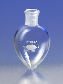 PYREX® 100 mL Pear-Shaped Boiling Flask, 14/20 Standard Taper Joint - Corning Life Sciences - General Lab
