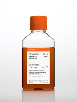 Corning® Rabbit Serum, 500 mL, United States Origin - Corning Life Sciences