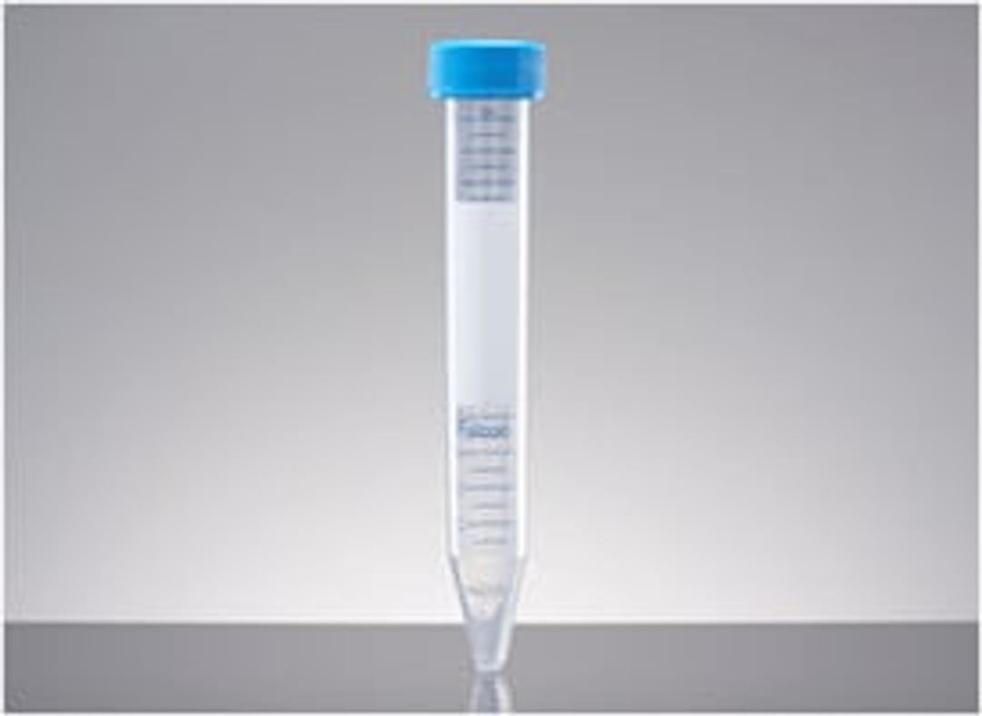 Falcon® 15 mL High Clarity PP Centrifuge Tube, Conical Bottom, with Dome Seal Screw Cap, Sterile, 50/Bag, 500/Case - Corning Life Sciences
