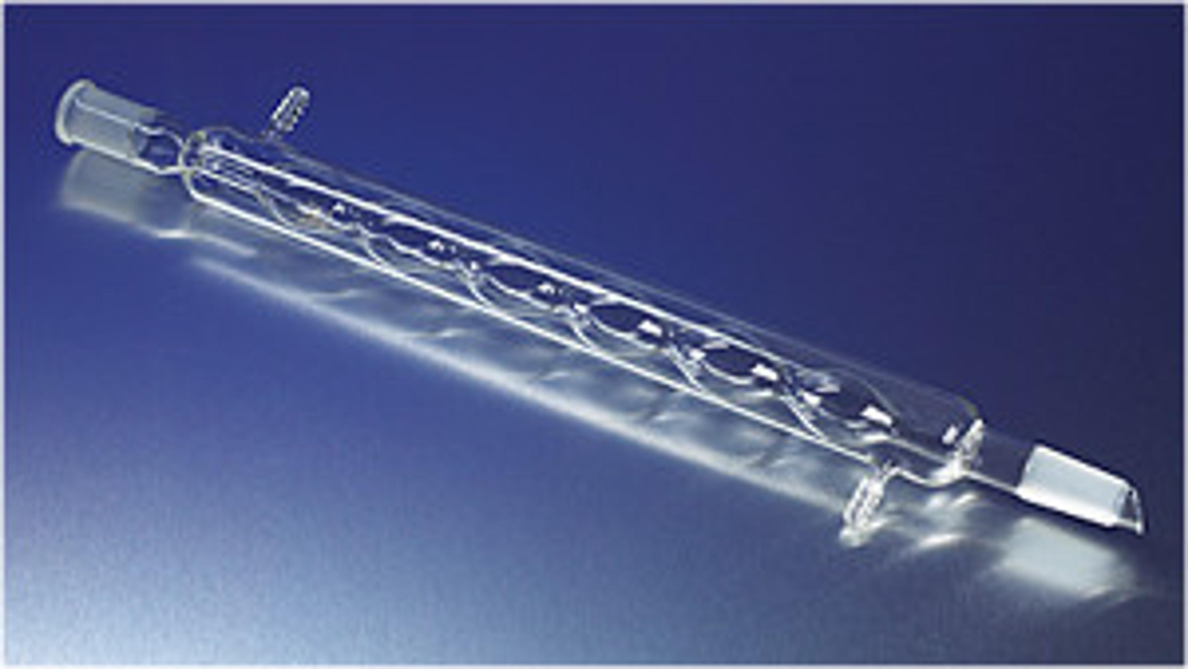PYREX® 8 Bulb Allihn Condensers, Drip Tip, with 24/40 Standard Taper Outer and Inner Joints - Corning Life Sciences - General Lab