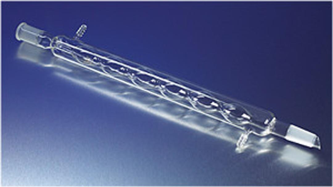 PYREX® 10 Bulb Allihn Condensers, Drip Tip, with 29/42 Standard Taper Outer and Inner Joints - Corning Life Sciences - General Lab