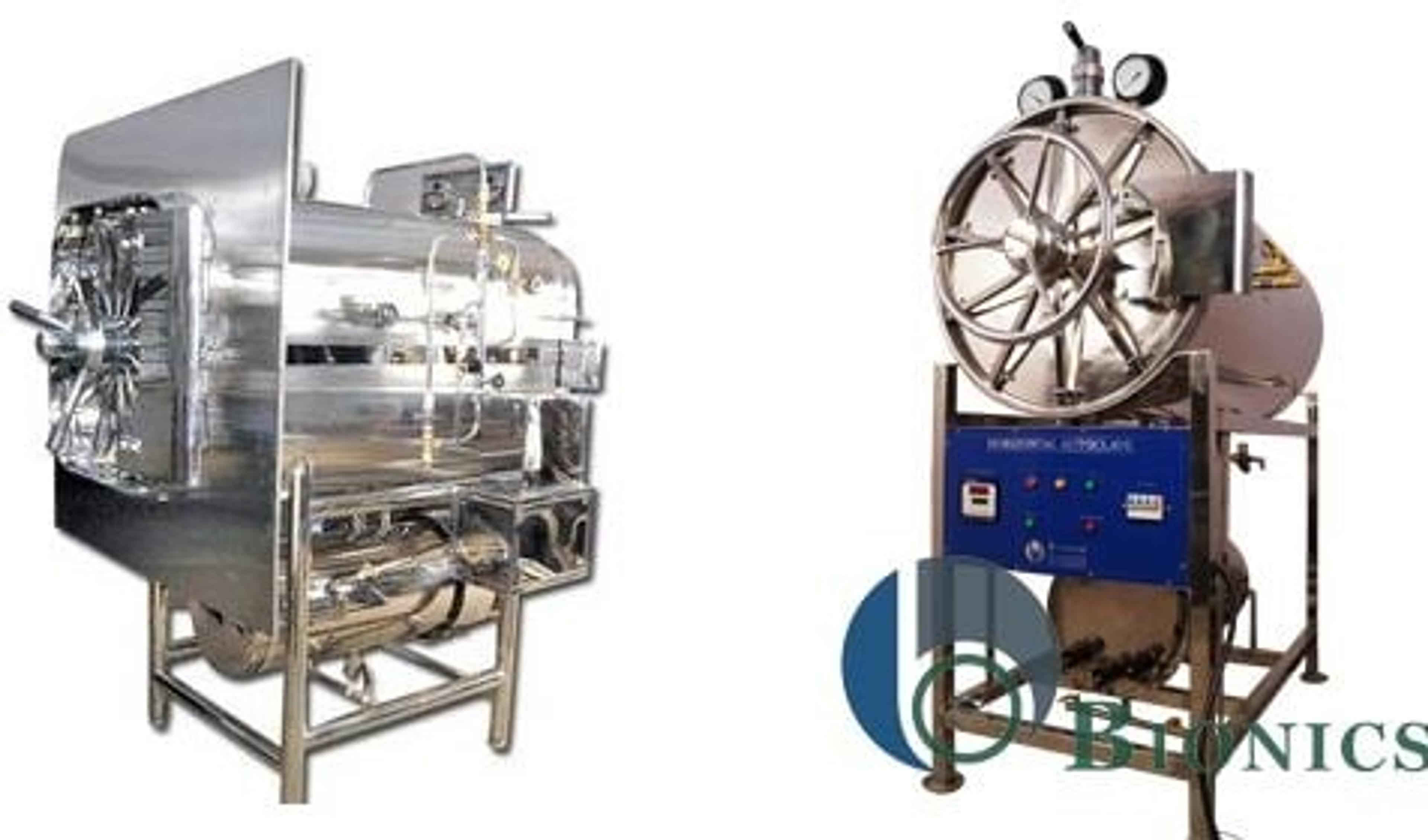 Horizontal Autoclave Steam Sterilizer Rectangular & Cylindrical - Bionics Scientific Technologies (P). Ltd. - General Lab