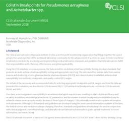 MR01 - Clinical and Laboratory Standards Institute - Life Sciences