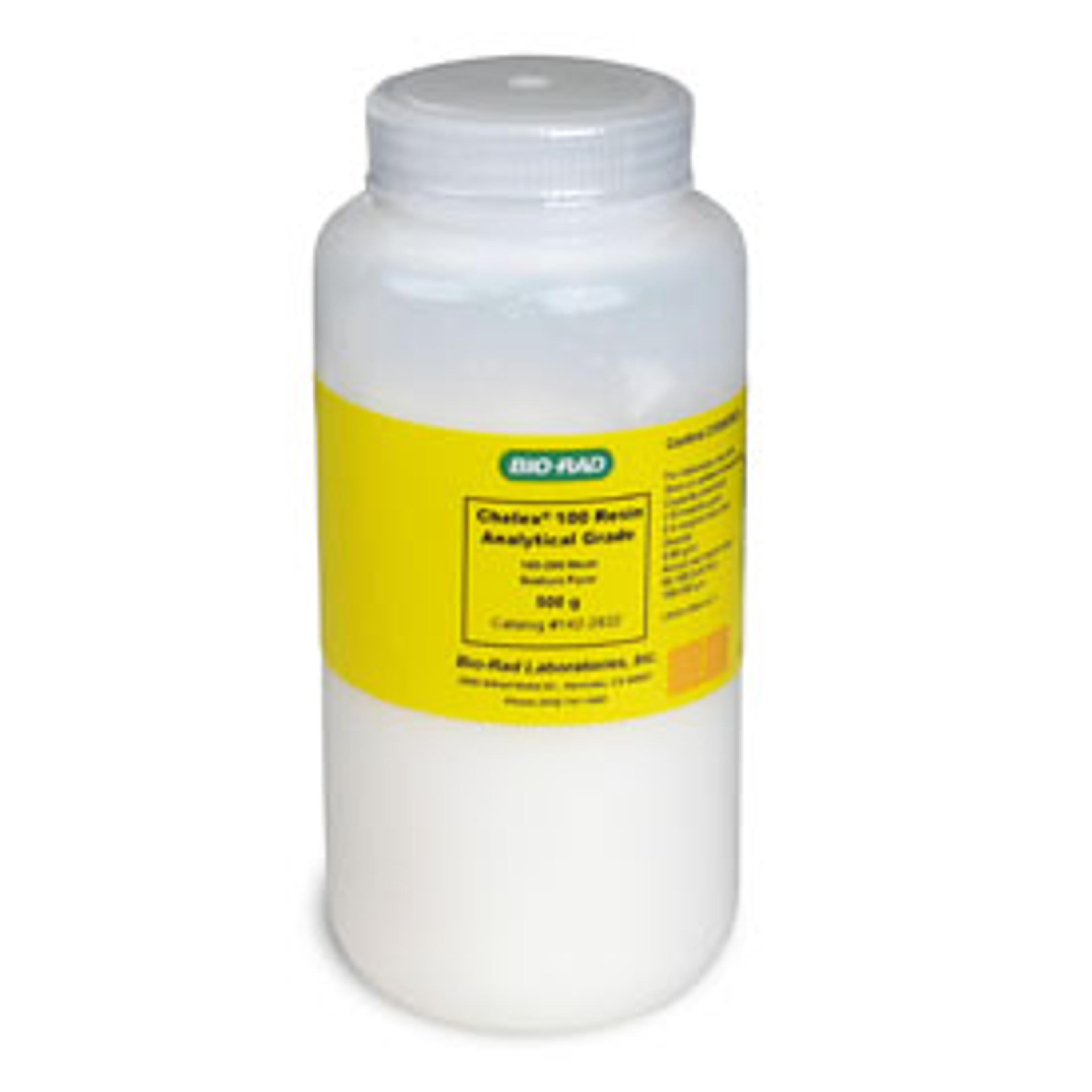 Chelex® 100 Chelating Resin, analytical grade, 100–200 mesh, sodium form, 500 g - Bio-Rad - Separations