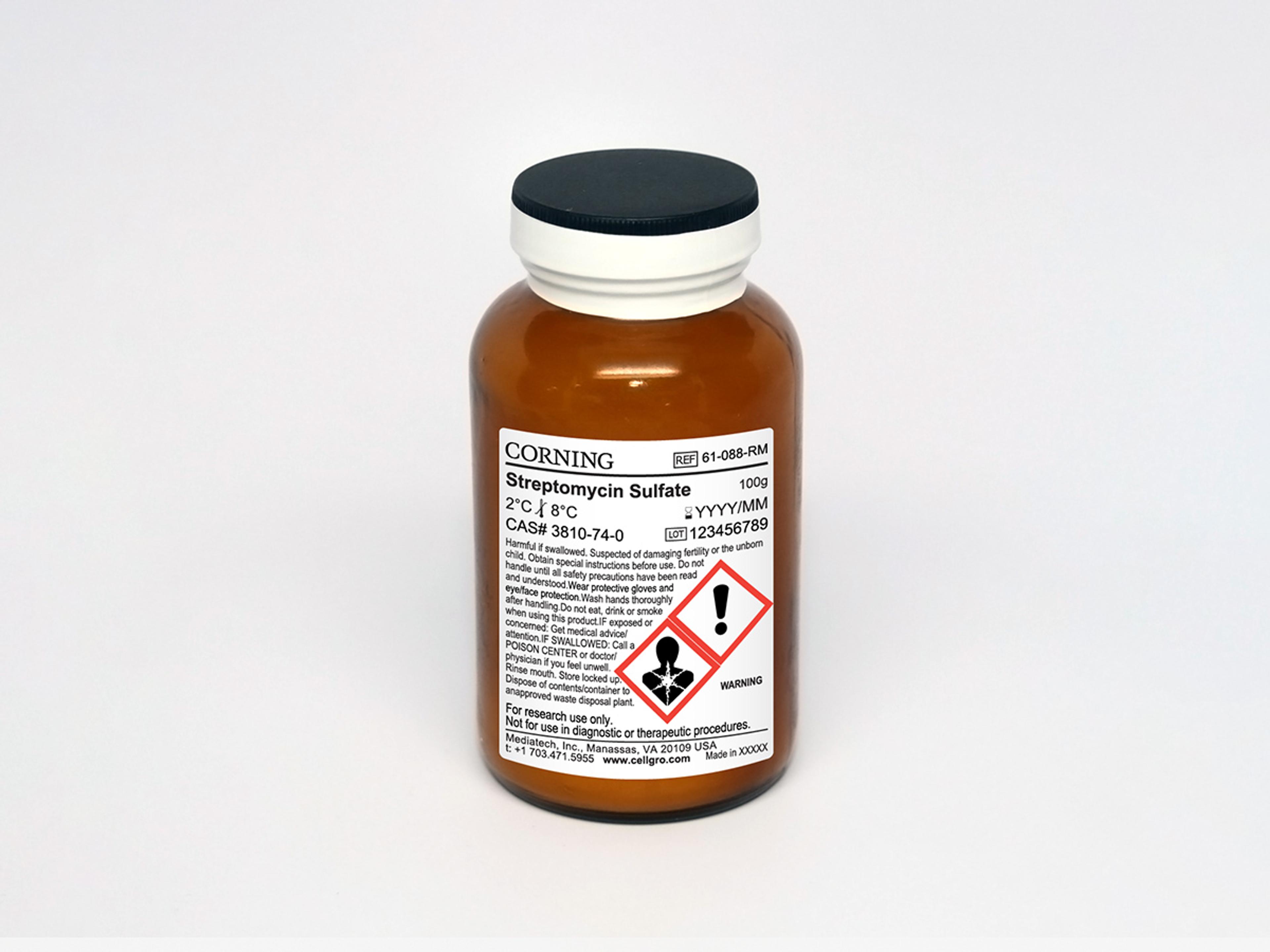 Corning® 100 g Streptomycin Sulfate, Powder - Corning Life Sciences