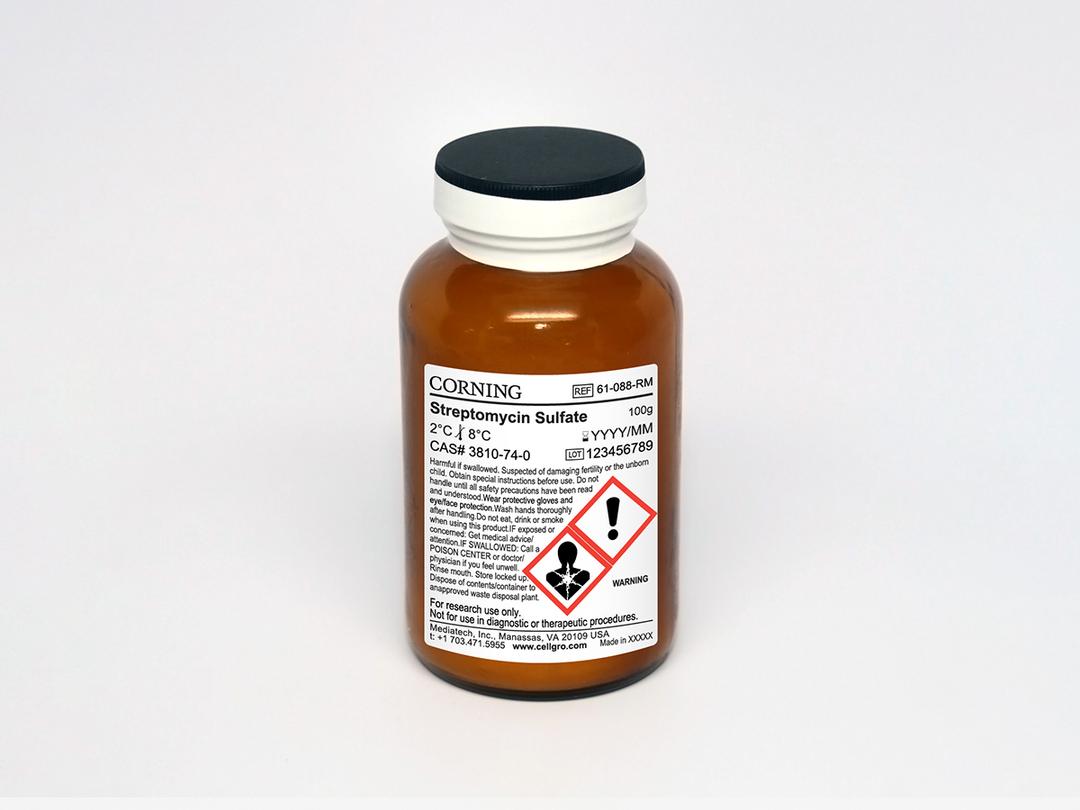 Corning® 100 g Streptomycin Sulfate, Powder - Corning Life Sciences