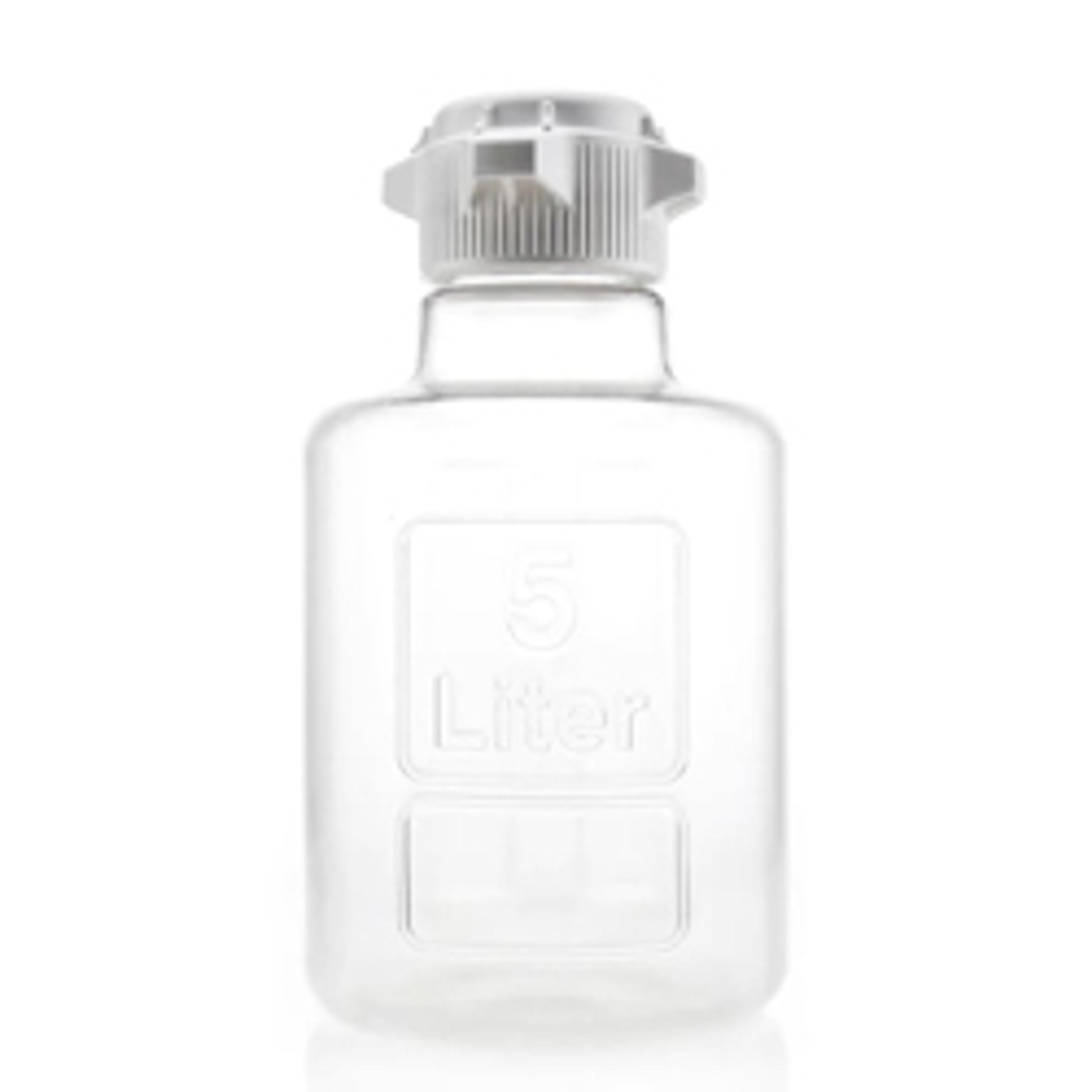 EZBio Titanium Round Carboy, PC, 5 Liter, No Spigot, VersaCap 83B, Sterile, 1/CS - Foxx Life Sciences - Life Sciences