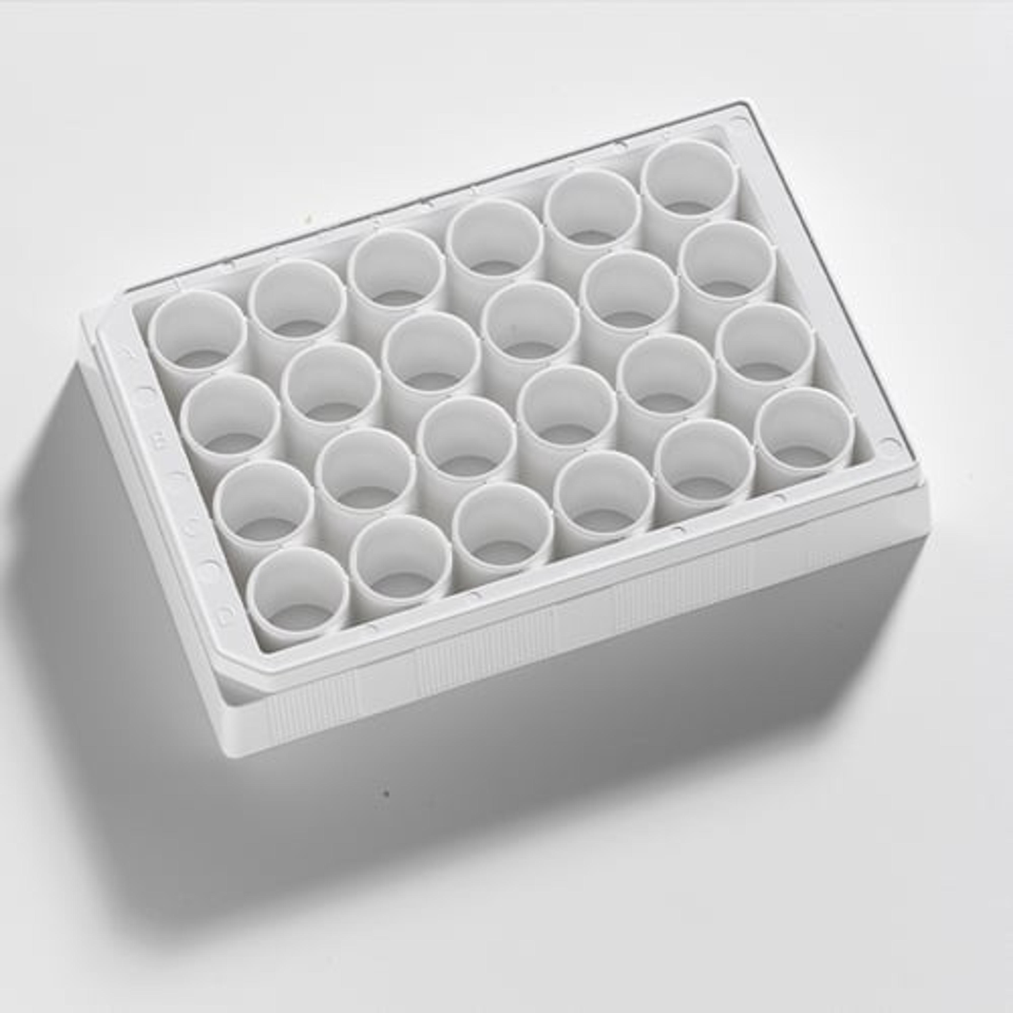 Krystal™, 24-Well, Assay Microplates – Black & White - Porvair Sciences Ltd - Life Sciences