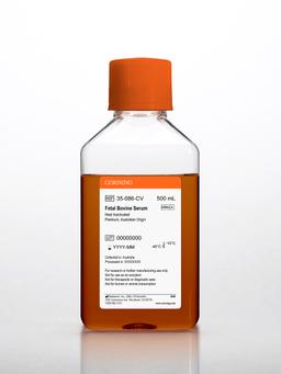 Corning® Fetal Bovine Serum, 500 mL, Premium, Australian Origin (Heat Inactivated) - Corning Life Sciences