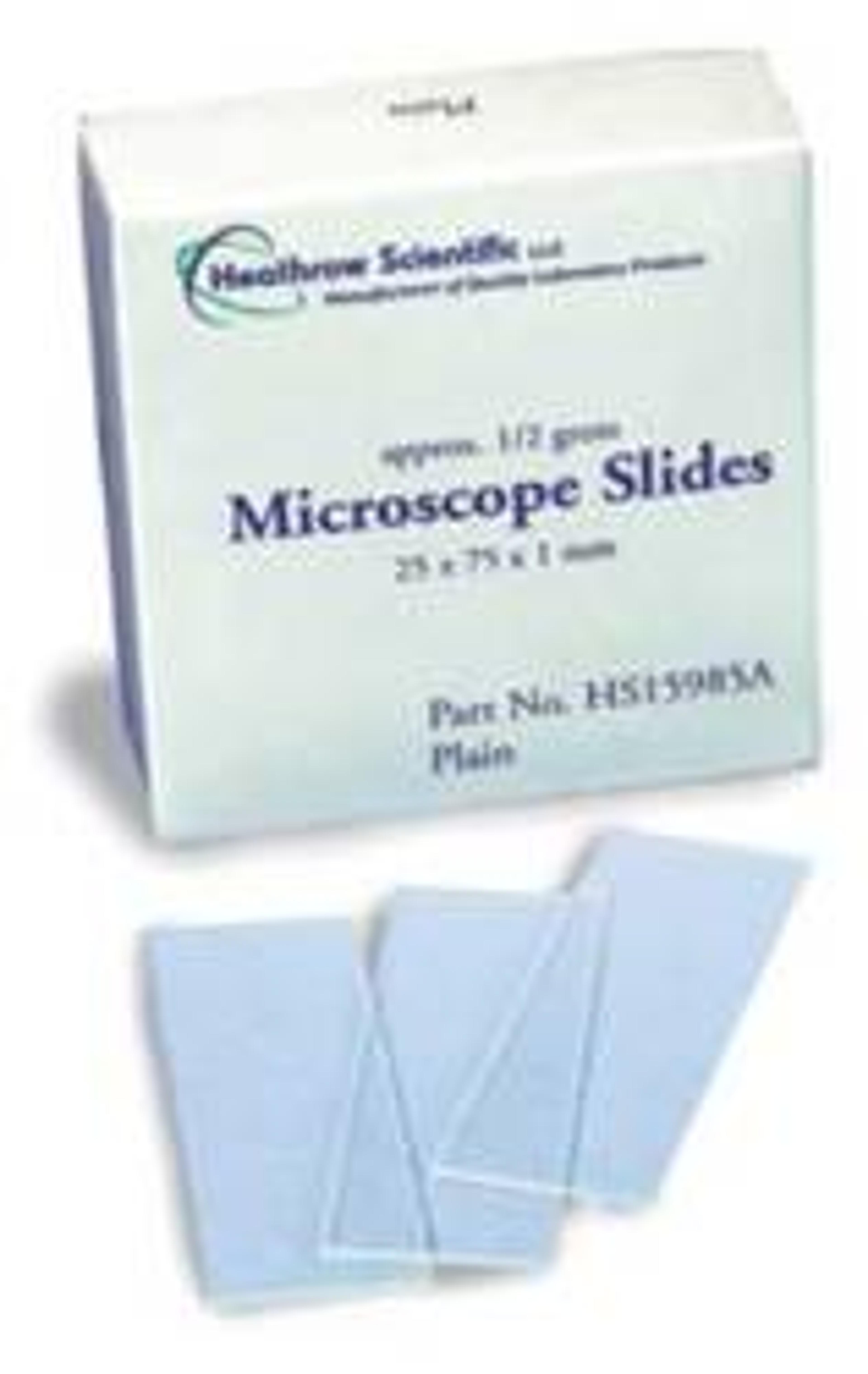 High-Quality Microscope Slides - Heathrow Scientific - Life Sciences