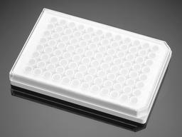 Falcon® 96-well White Flat Bottom TC-treated Microtest Assay Microplate, with Lid, Sterile, 5/Pack, 50/Case - Corning Life Sciences - Life Sciences
