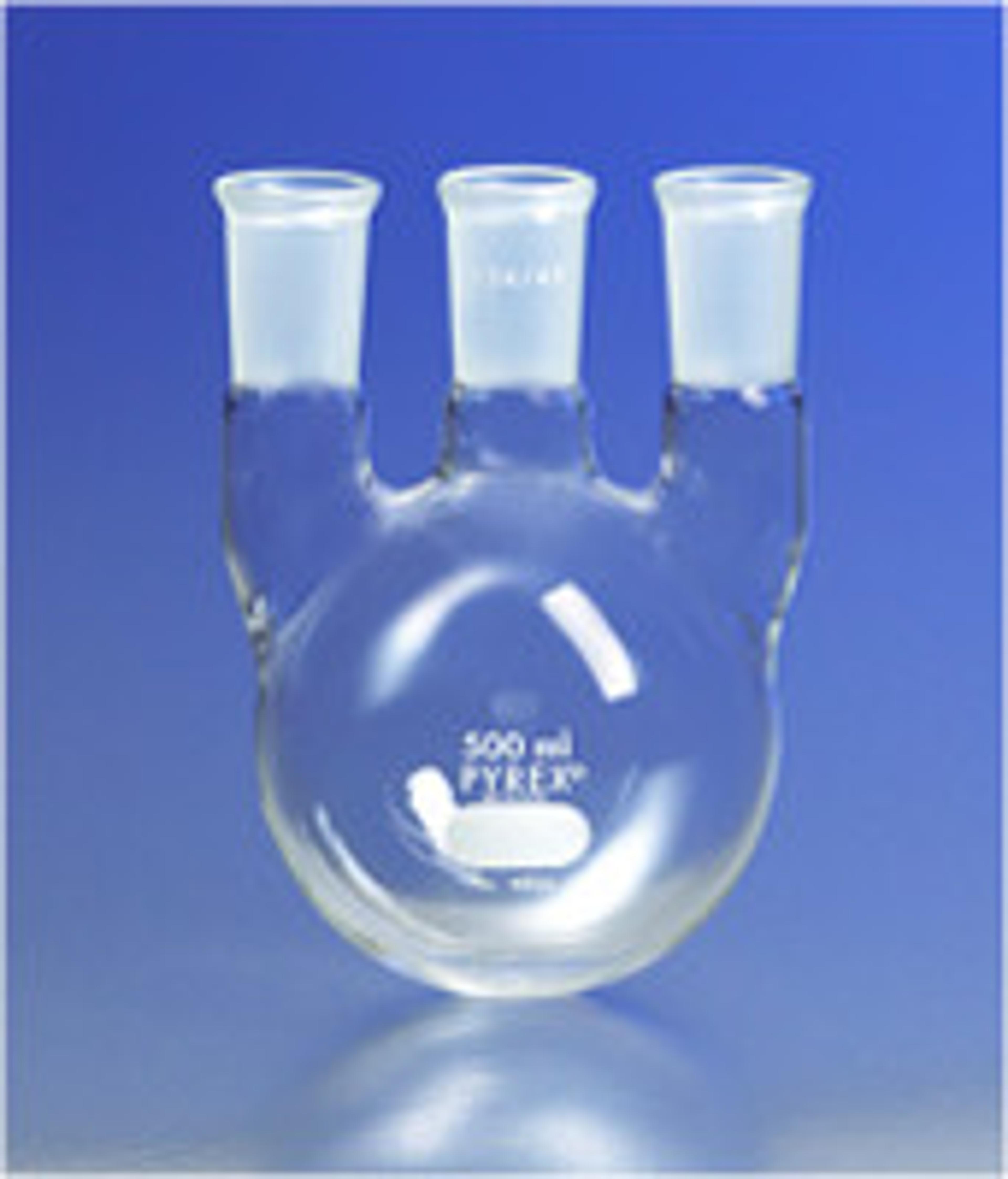 PYREX® 5L Three Neck Distilling Flask with Vertical Neck 24/40 Standard Taper Joints - Corning Life Sciences - General Lab