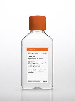 Corning® Hank’s Balanced Salt Solution, 1X without calcium, magnesium and phenol red - Corning Life Sciences