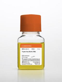 Corning® 100 mL TSB (Tryptic Soy Broth), animal free, Liquid - Corning Life Sciences