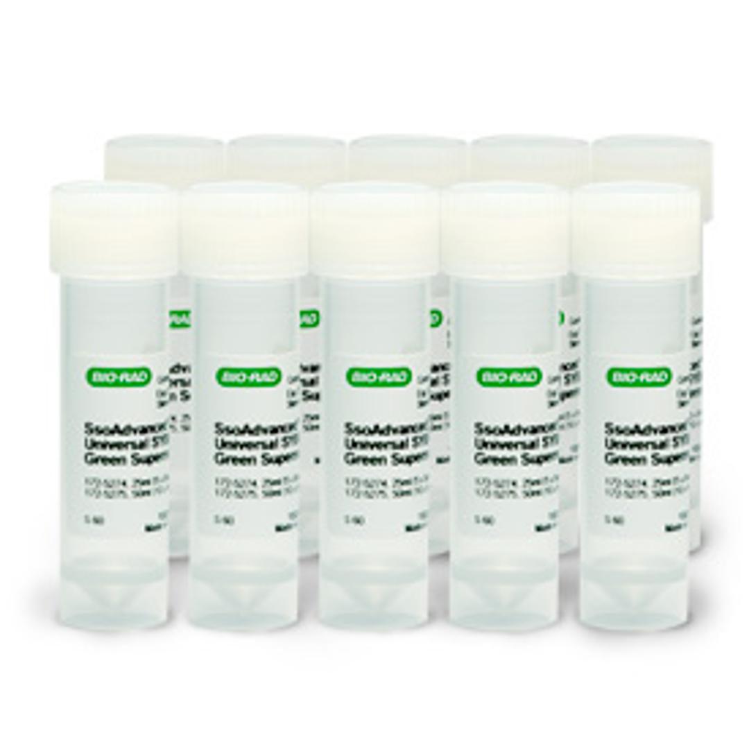 SsoAdvanced™ Universal SYBR® Green Supermix, 5,000 x 20 µl rxns, 50 ml (10 x 5 ml) - Bio-Rad - Life Sciences