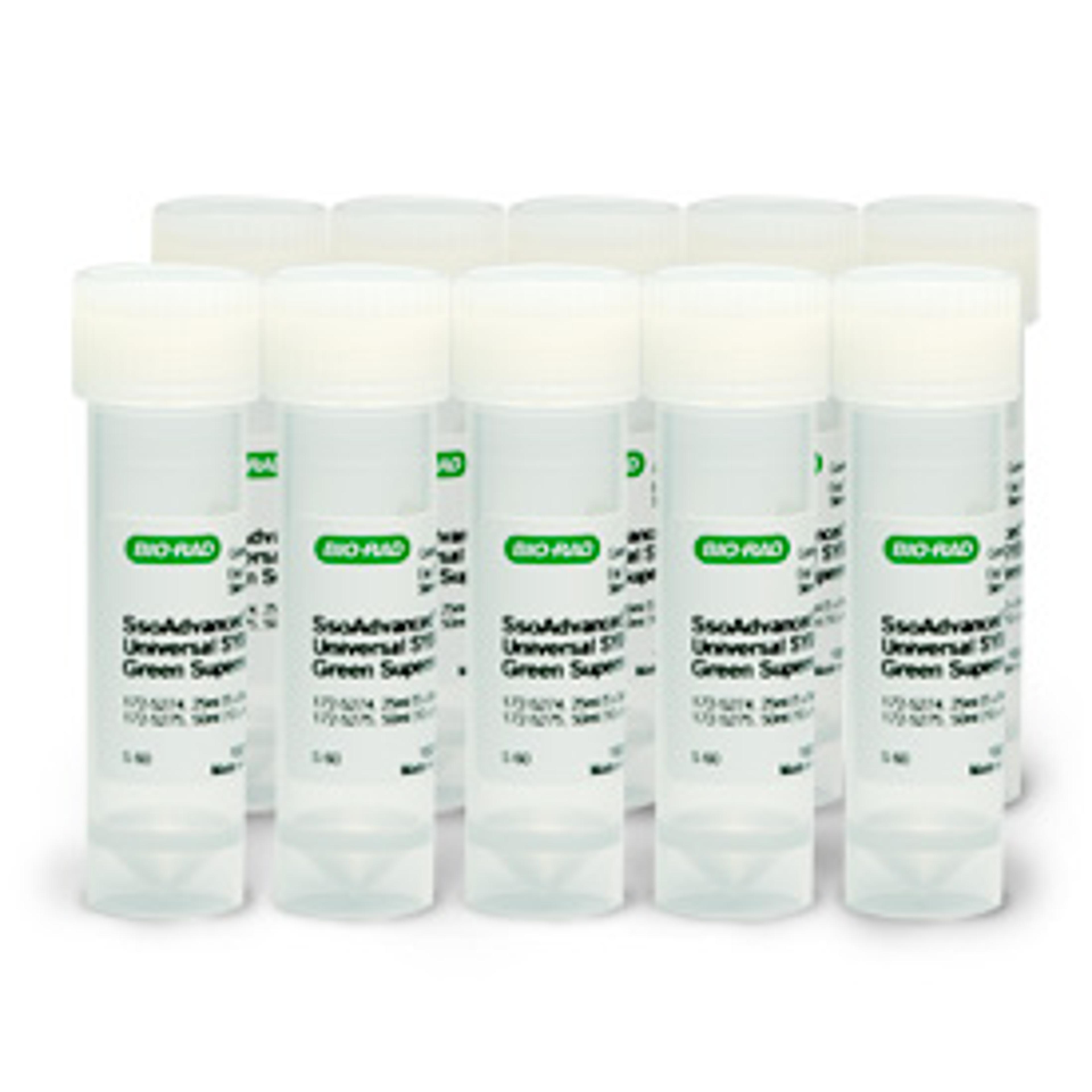 SsoAdvanced™ Universal SYBR® Green Supermix, 5,000 x 20 µl rxns, 50 ml (10 x 5 ml) - Bio-Rad - Life Sciences