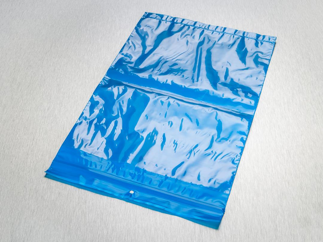 Corning® Gosselin™ Resealable Plastic Bag, Double Pocket, Height 300 mm, Width 200 mm, Blue PE, 1000/Case - Corning Life Sciences