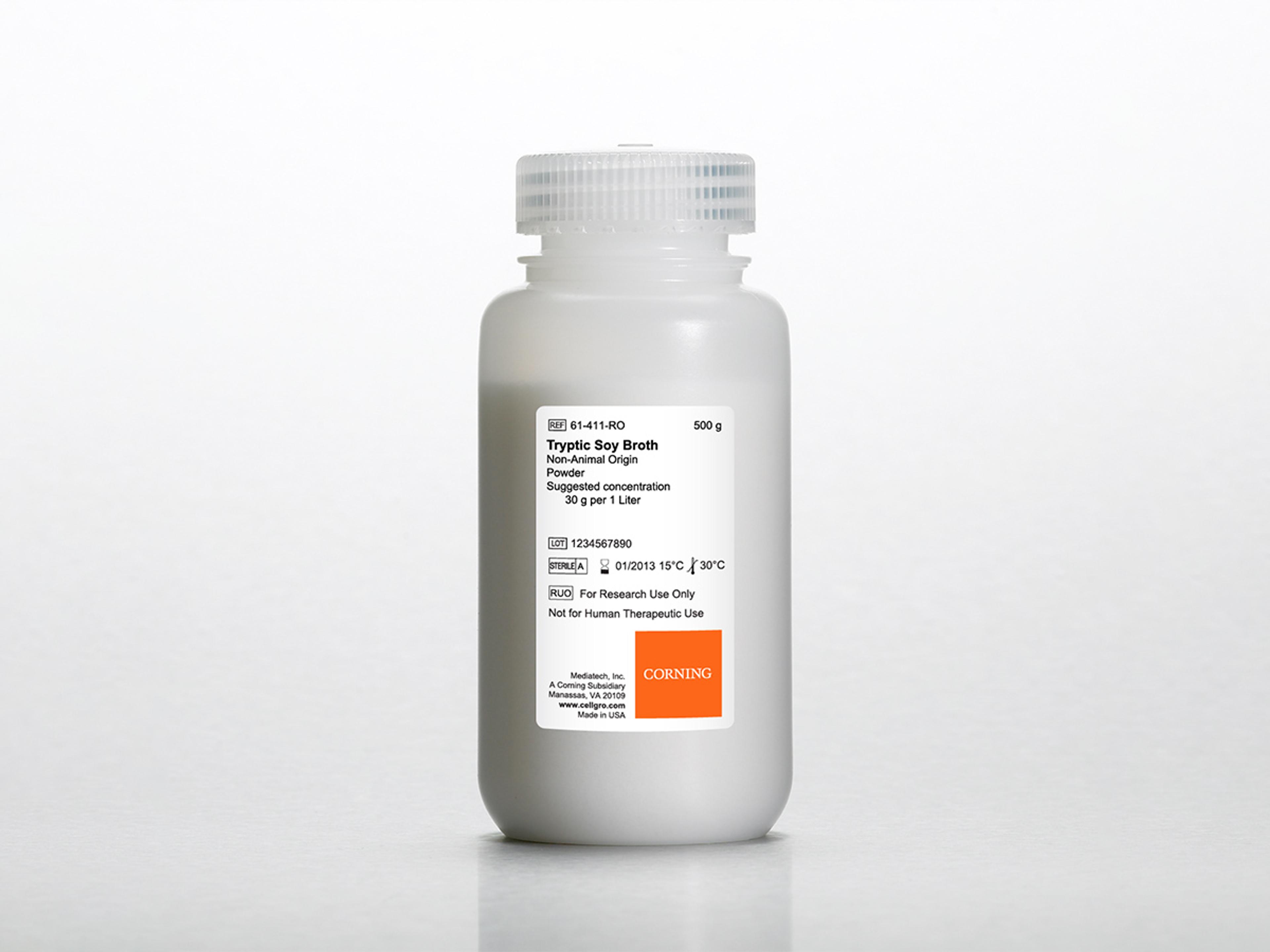 Corning® 500 g TSB (Tryptic Soy Broth), animal free, Powder - Corning Life Sciences