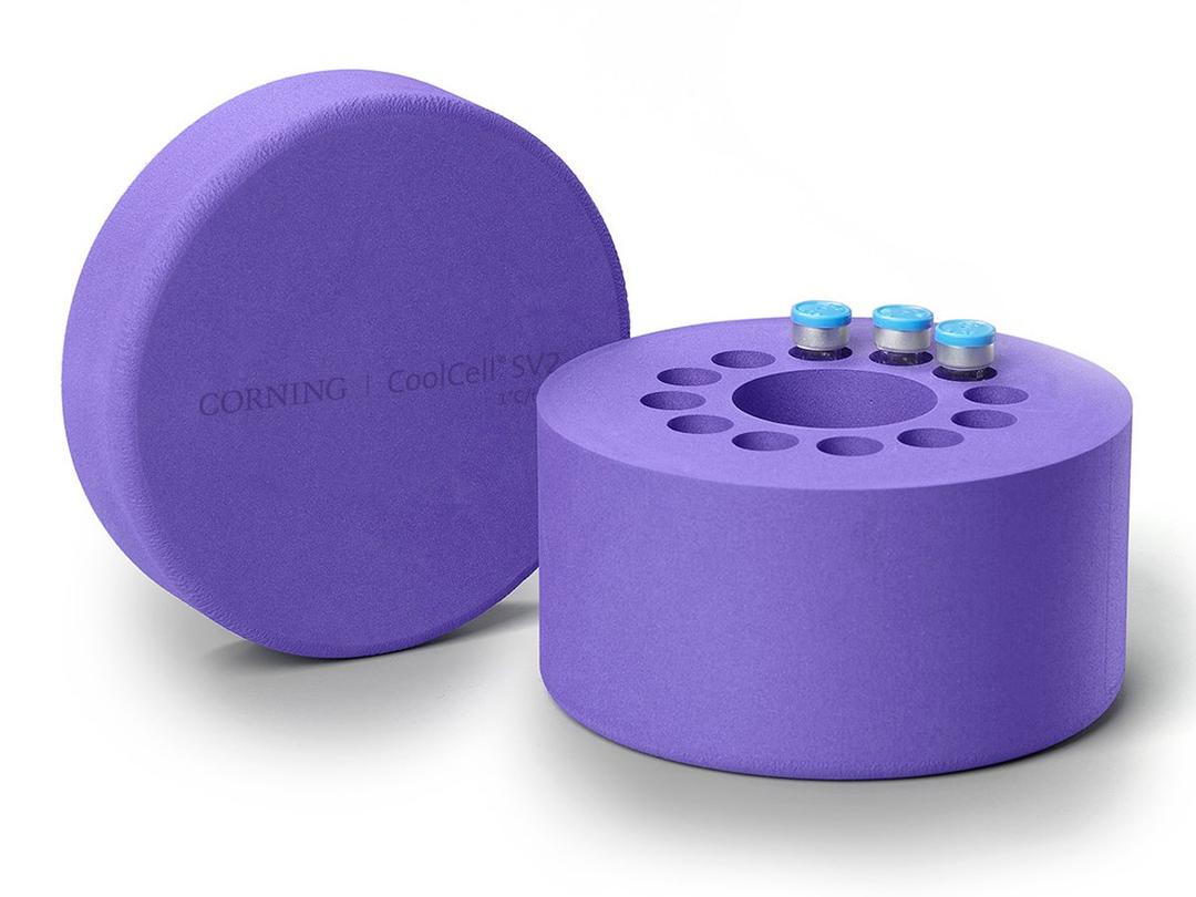 Corning® CoolCell® SV2 Freezing Container, for 12 x 2 mL Serum Vials - Corning Life Sciences - General Lab
