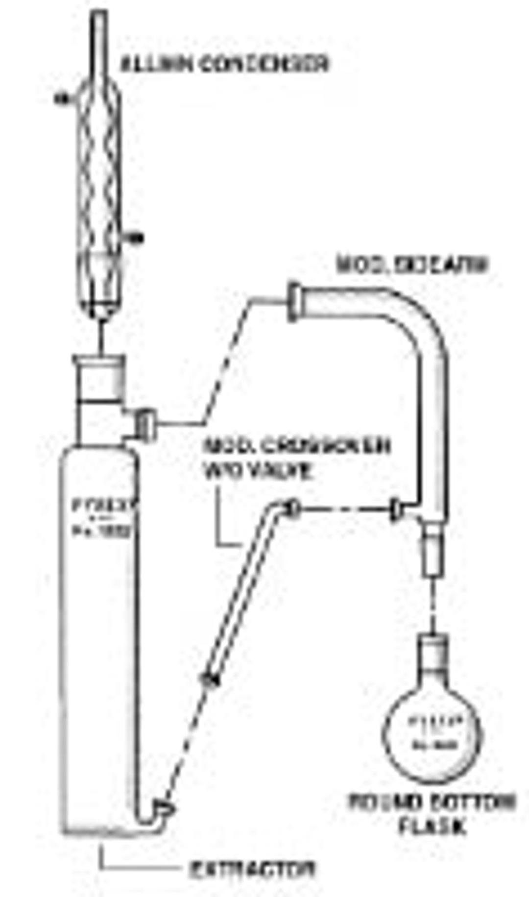PYREX® 1L Extractor Body for the Modular Continuous Heavier than Water Liquid/Liquid Extractor System - Corning Life Sciences - General Lab