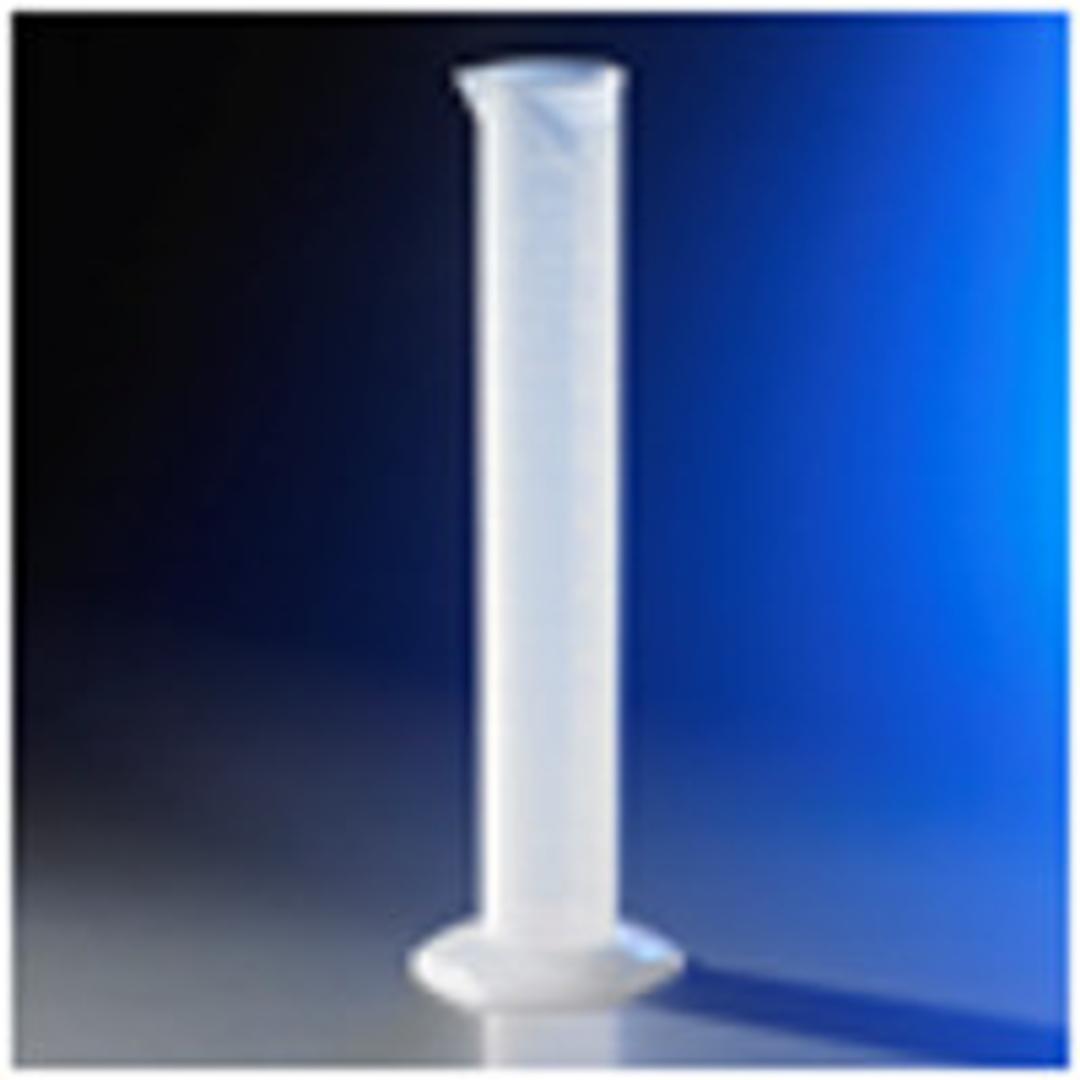 Corning® Single Metric Scale, 500 mL Reusable Plastic Graduated Cylinder, Polypropylene, TC with Funnel Top - Corning Life Sciences - General Lab