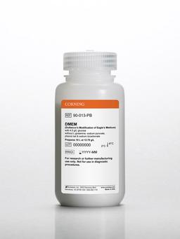 Corning® 10L DMEM (Dulbecco’s Modified Eagle’s Medium), Powder - Corning Life Sciences