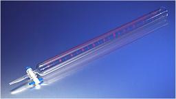 PYREX® 500 mL Dispensing Burets, Colored Scale, with Straight Bore Product Standard PTFE Stopcock - Corning Life Sciences - General Lab