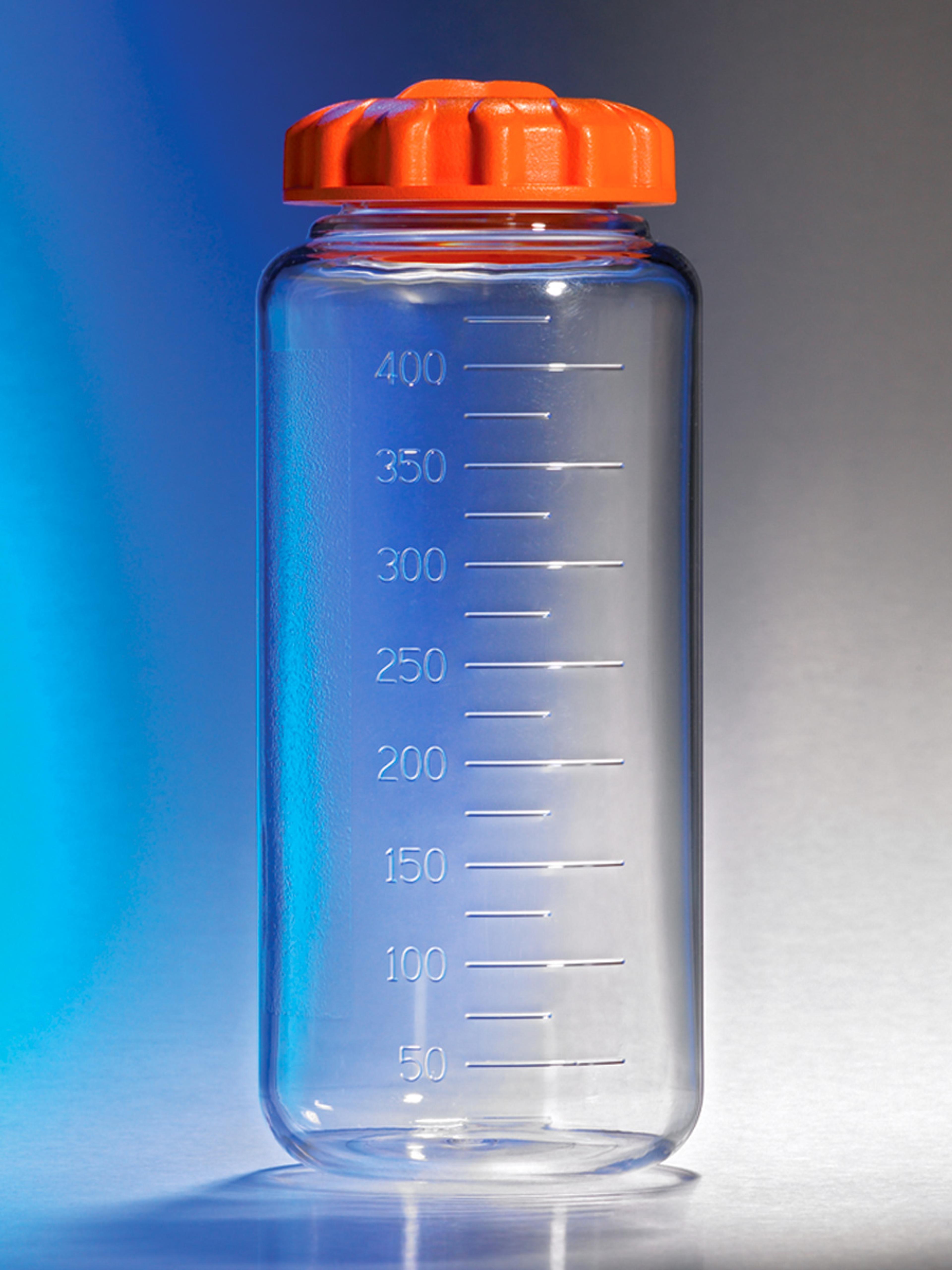 Corning® 250 mL PC Centrifuge Bottle with Screw Cap, Nonsterile, 4/Pack, 36/Case - Corning Life Sciences - General Lab