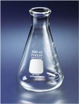 PYREX® 10 mL Narrow Mouth Erlenmeyer Flasks with Heavy Duty Rim - Corning Life Sciences - General Lab