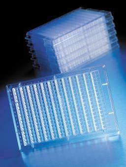 CrystalEX™ 384-well Flat Bottom Protein Crystallization Microplate, Advanced Polymer, 10 per Bag, Not Treated, Nonsterile - Corning Life Sciences - Life Sciences