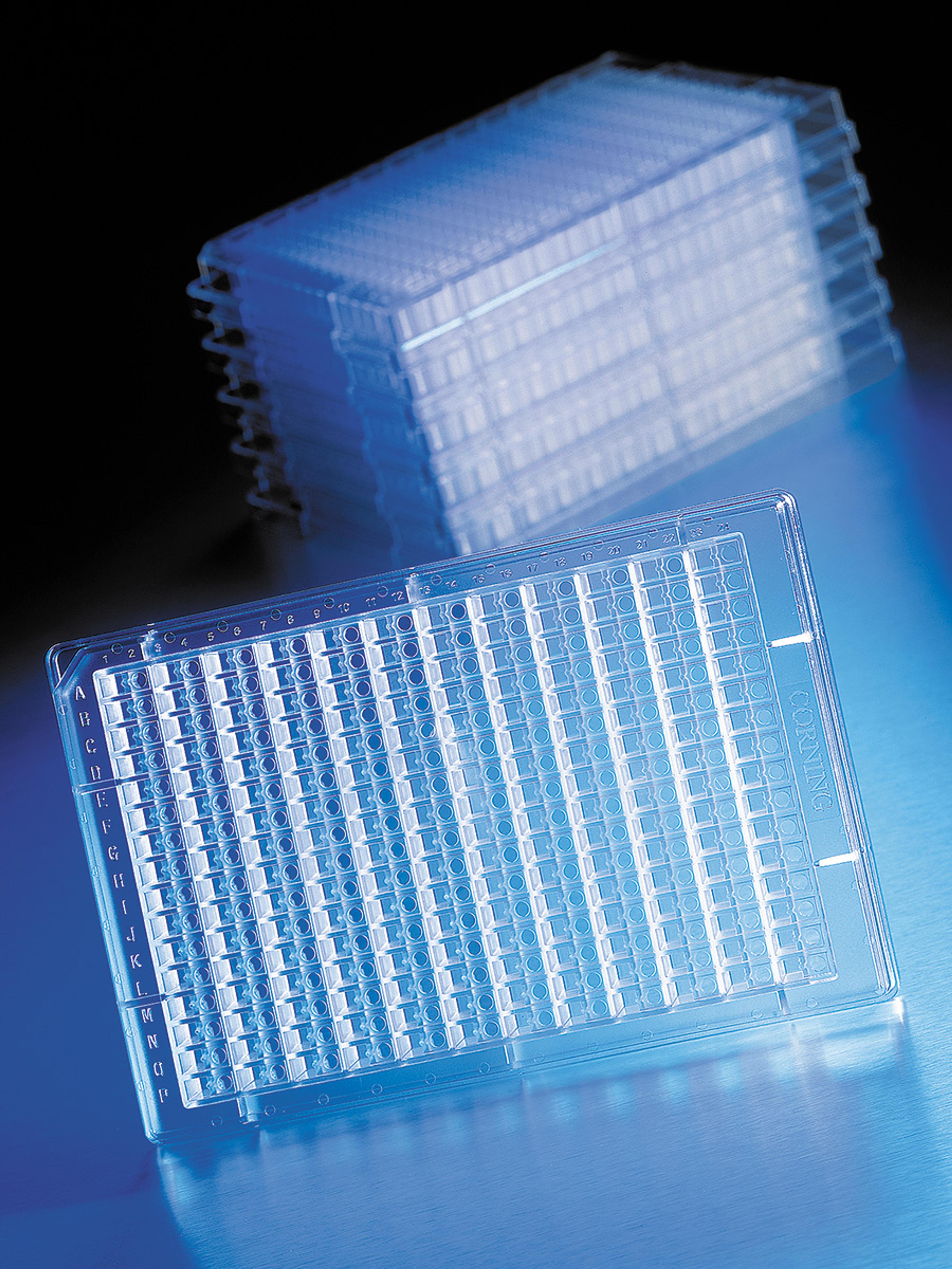 CrystalEX™ 384-well Flat Bottom Protein Crystallization Microplate, Advanced Polymer, 10 per Bag, Not Treated, Nonsterile - Corning Life Sciences - Life Sciences