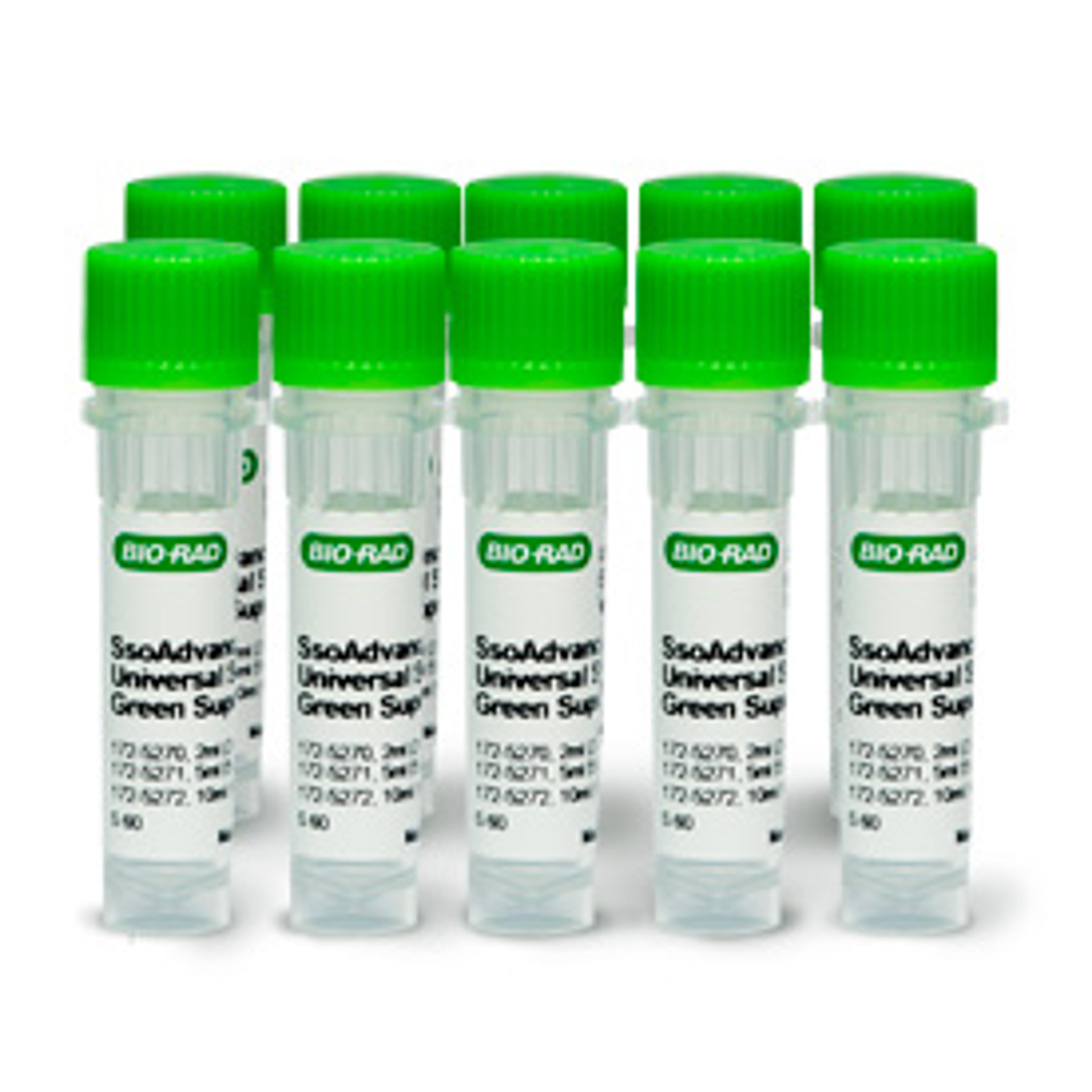 SsoAdvanced™ Universal SYBR® Green Supermix, 1,000 x 20 µl rxns, 10 ml (10 x 1 ml) - Bio-Rad - Life Sciences