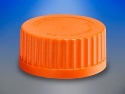 Corning® GL32 Orange Polypropylene Screw Cap with Plug Seal - Corning Life Sciences - General Lab