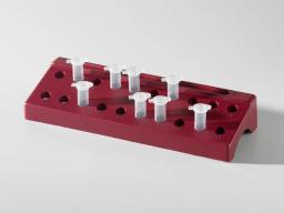 Axygen® Microcentrifuge Tube Support Rack, Red, 20 x 1.5 x 2.0 mL - Corning Life Sciences
