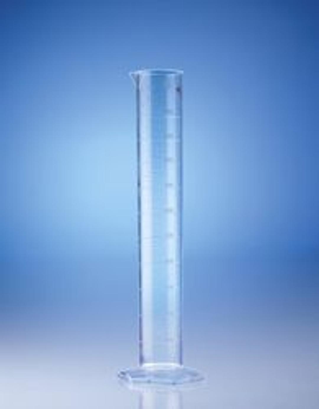 Volumetric cylinders, class A, conformity certified, made of PMP plastic - VITLAB GmbH