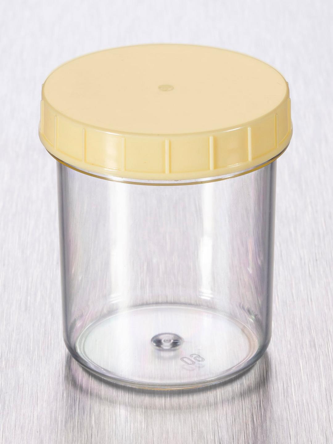 Corning® Gosselin™ Pot, 60 mL, PS, Ivory Screw Cap, Assembled, 500/Case - Corning Life Sciences