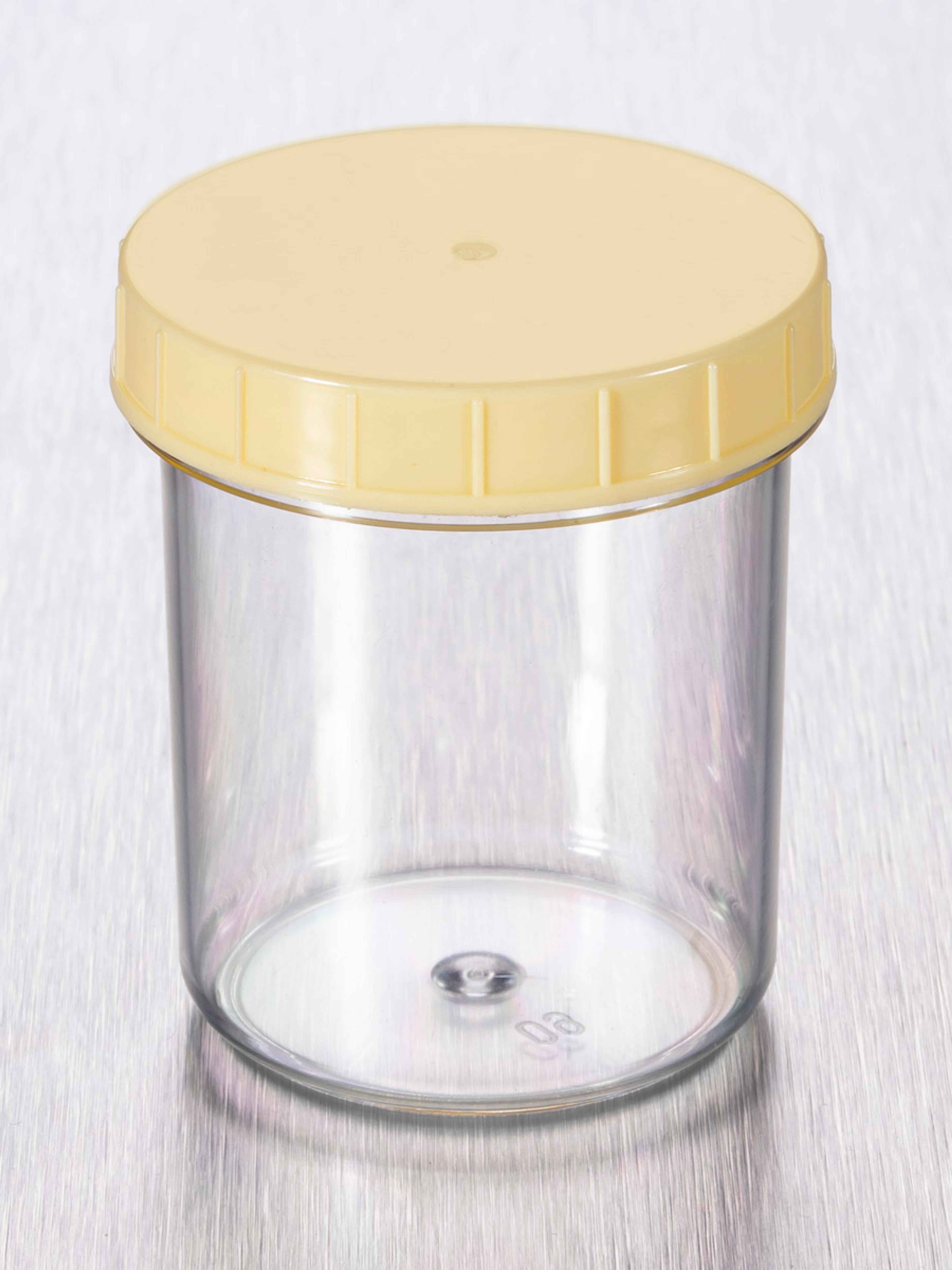 Corning® Gosselin™ Pot, 60 mL, PS, Ivory Screw Cap, Assembled, 500/Case - Corning Life Sciences