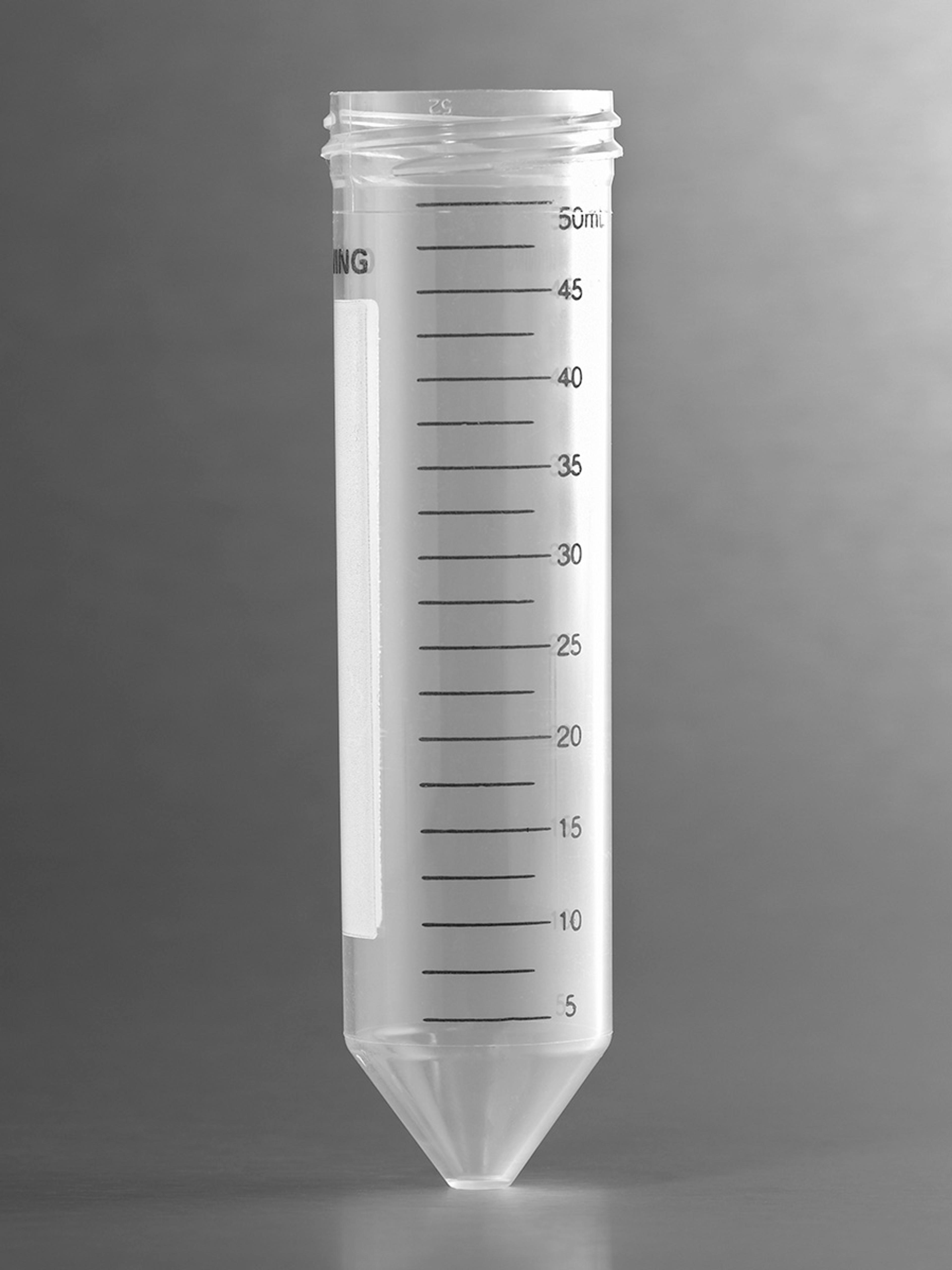 Corning® 50 mL PP Centrifuge Tubes, Bulk Packed with No Cap, Sterile, 25/Sleeve, 500/Case - Corning Life Sciences