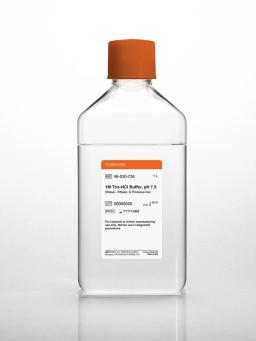 Corning® 1L 1M Tris-Hydrochloride Buffers, Liquid, 7.5 ± 0.1, RNase-/DNase- and protease-free - Corning Life Sciences