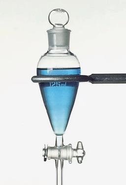 Fisherbrand™ Squibb Funnels with standard taper Stopcocks and Stoppers - Fisher Scientific - General Lab