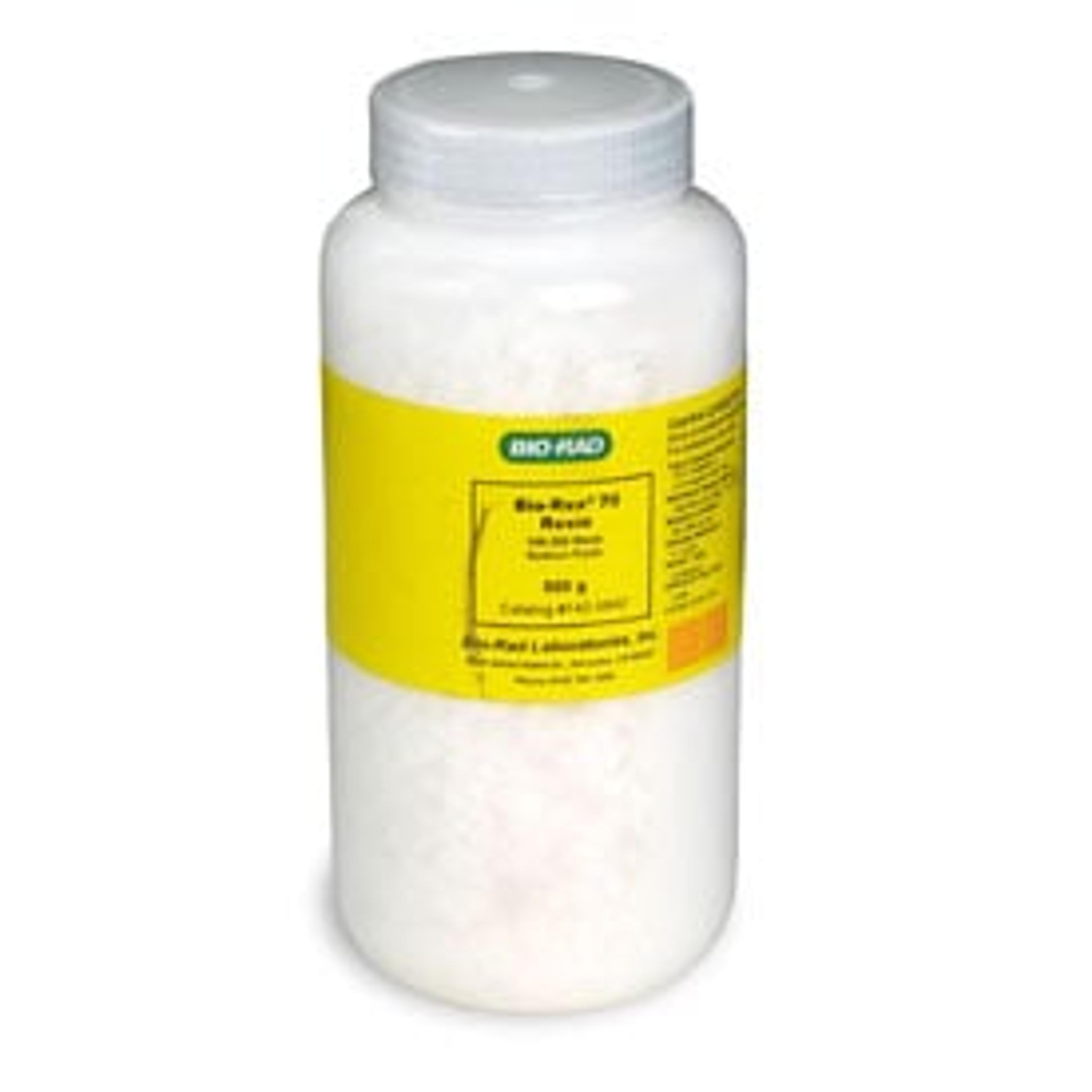Bio-Rex™ 70 Cation Exchange Resin, analytical grade, 100–200 mesh, sodium form, 500 g - Bio-Rad - Separations