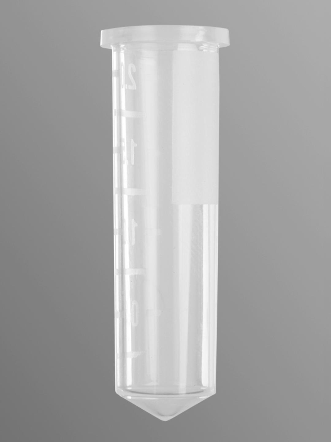 Axygen® 2.0 mL MaxyClear Capless Microcentrifuge Tube, Polypropylene, Clear, 500 Tubes/Pack, 10 Packs/Case - Corning Life Sciences - General Lab