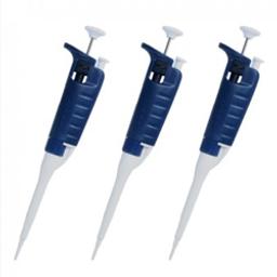 Set of three adjustable-volume micropipettes: 100-1000 µl, 20-200 µl, and 2-20 µl - miniPCR - General Lab