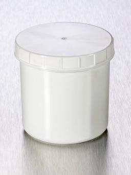 Corning® Gosselin™ Pot, 125 mL, White PP, White Screw Cap, Assembled, 300/Case - Corning Life Sciences