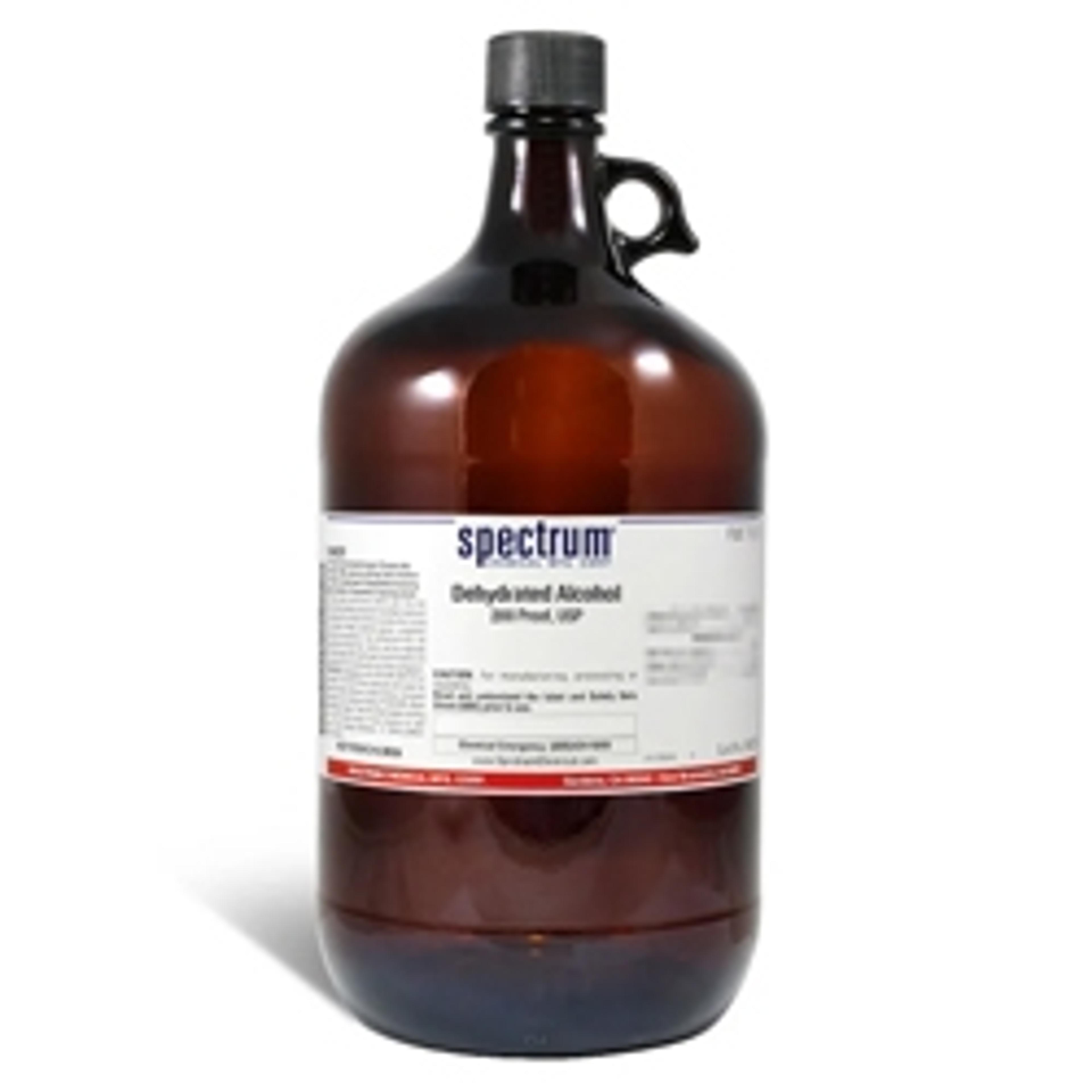 Dehydrated Alcohol, 200 Proof, Undenatured, USP - Spectrum Chemical - Separations