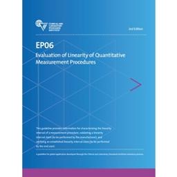 EP06, Evaluation of Linearity of Quantitative Measurement Procedures - Clinical and Laboratory Standards Institute - Clinical Diagnostics